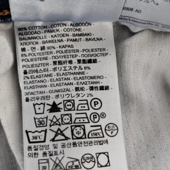 Women's Levi's 414 Relaxed Straight Jeans 32" Waist - Picture 7 of 10